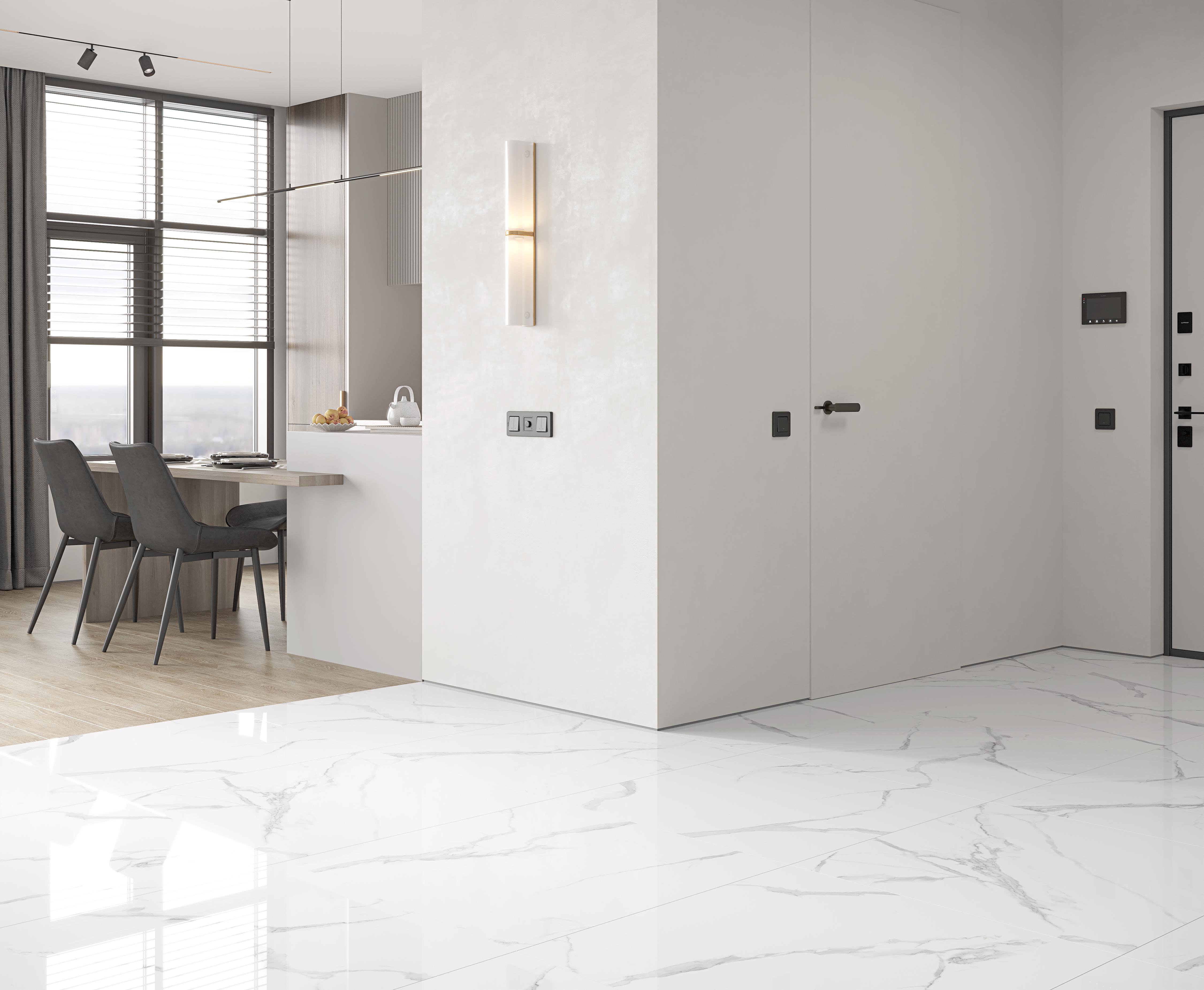Керамогранит CERADIM Calacatta Splendid Silver: великолепное серебро итальянского мрамора