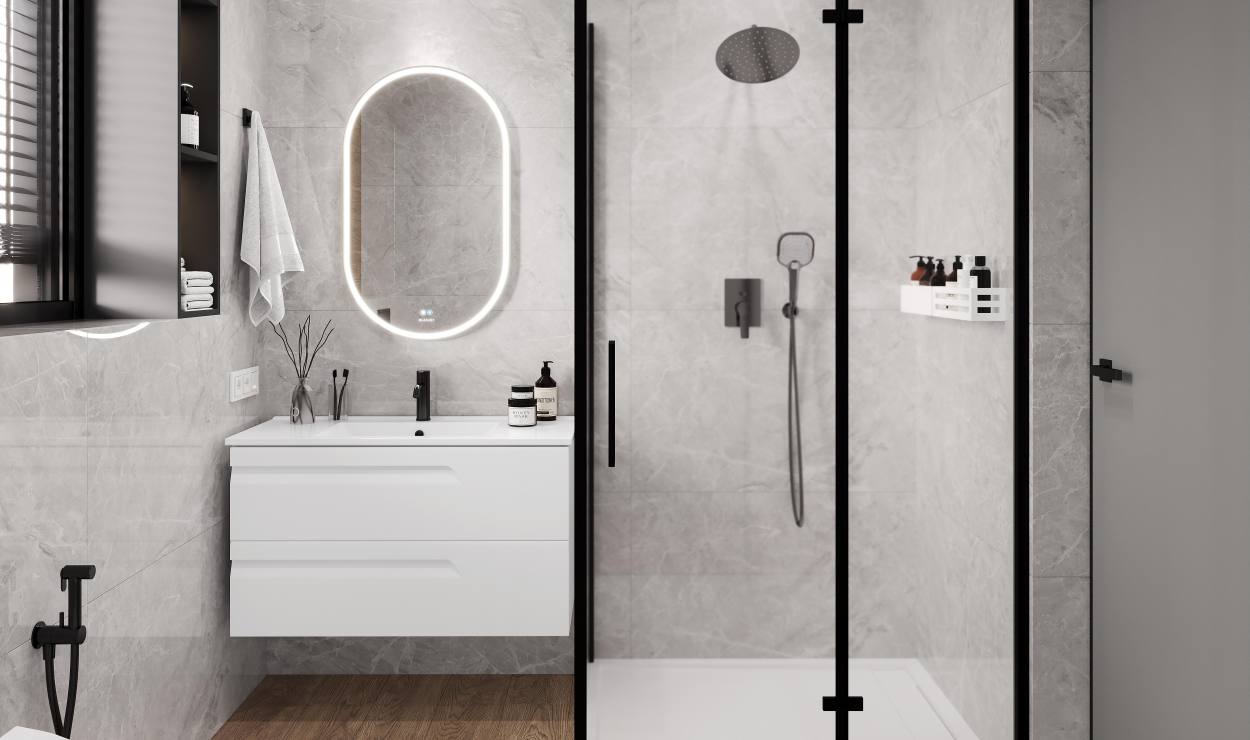 Исследование новых тенденций: керамогранит из коллекции Mramor Princess Gray (Ceradim) от LAPARET