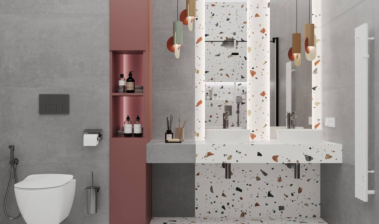 Terazzo Bianco от LAPARET — искусство современного керамогранита